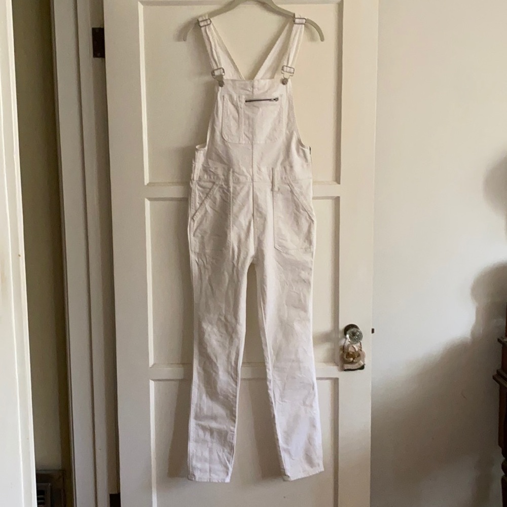 Madewell white overalls - size small
